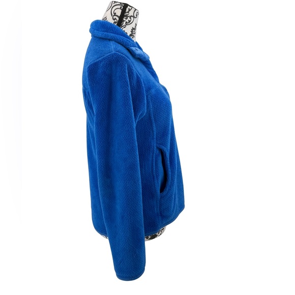 Patagonia Polartec Thermal Pro Fleece Pullover Jacket Cobalt Blue Cozy Snap-T - Picture 6 of 13